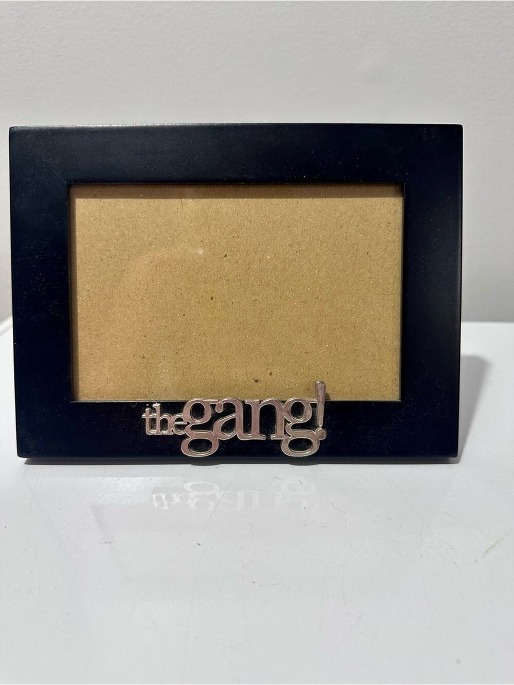 Black 'The Gang' Accent Photo Frame 4”x7”